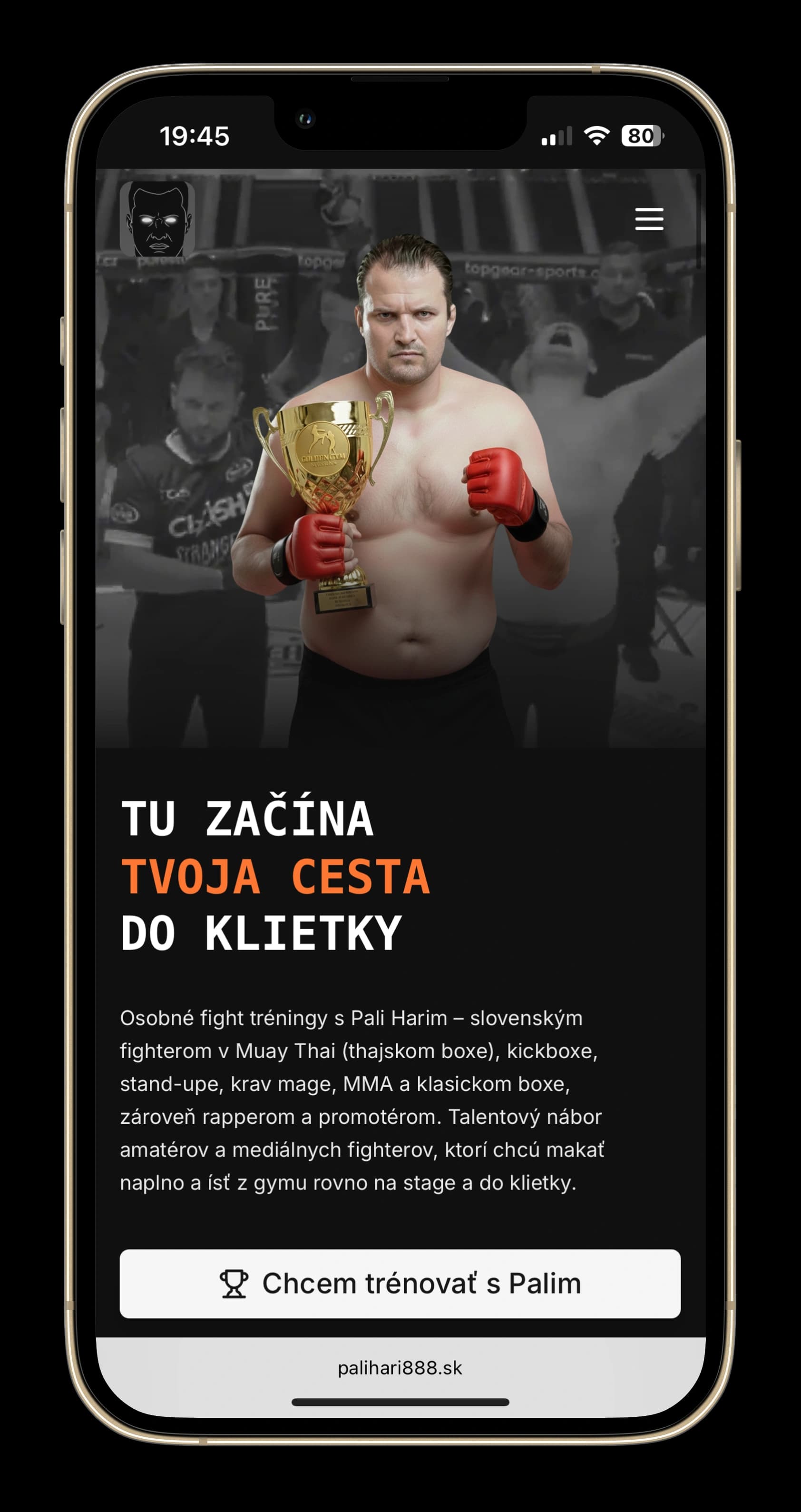 Palihari888 — Palihari888 — web osobnej značky bojovníka