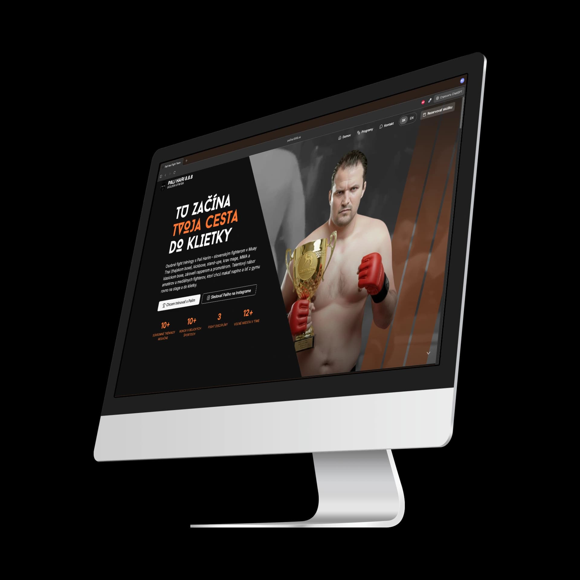 Palihari888 — Palihari888 — web osobnej značky bojovníka