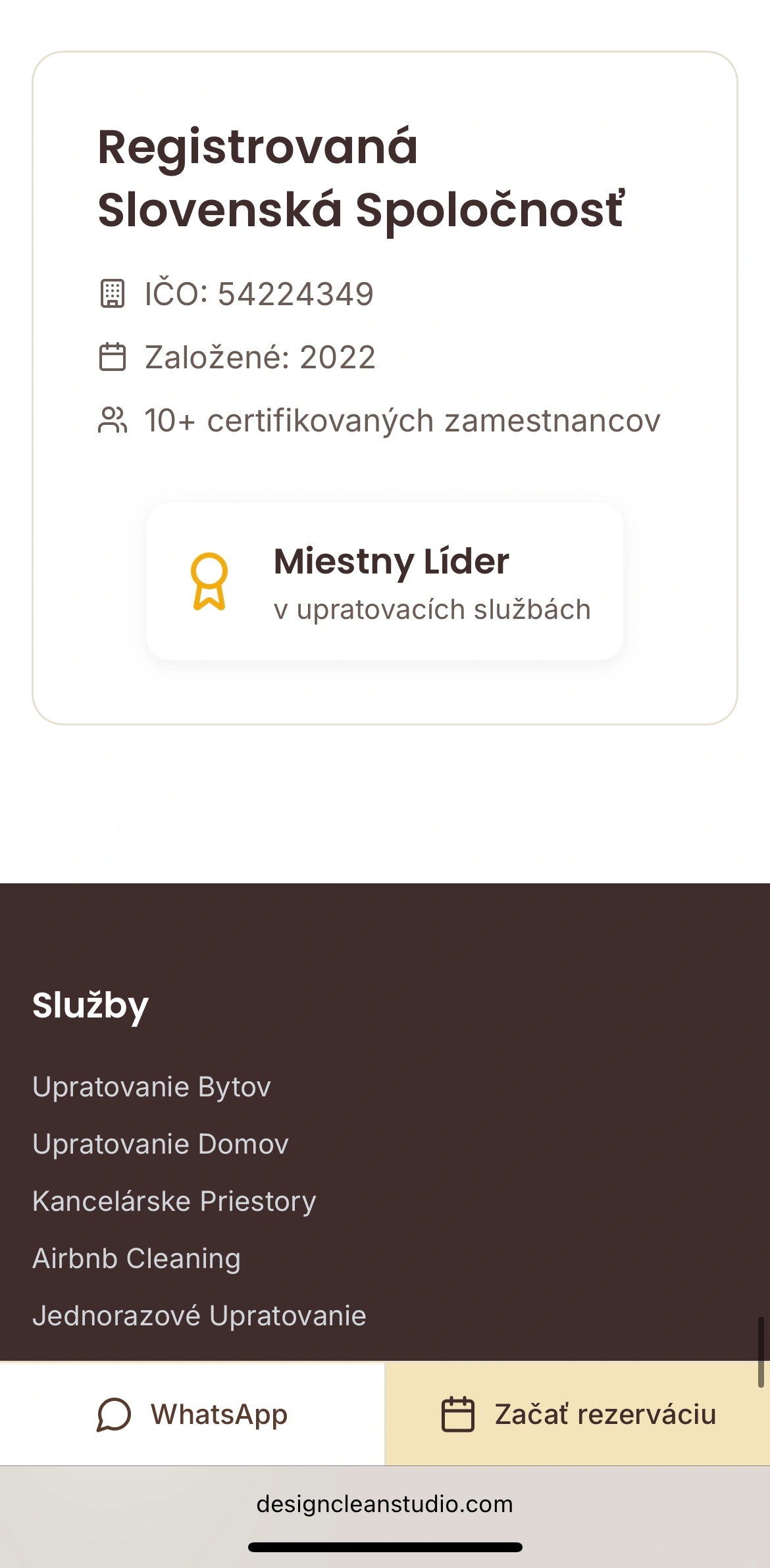 Design Clean Studio mobile — 17