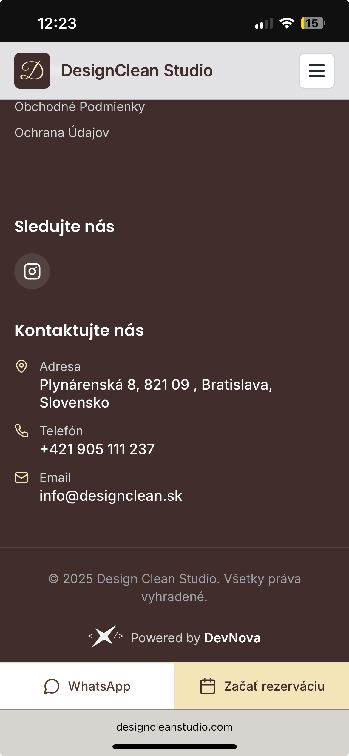 Design Clean Studio mobile — 18