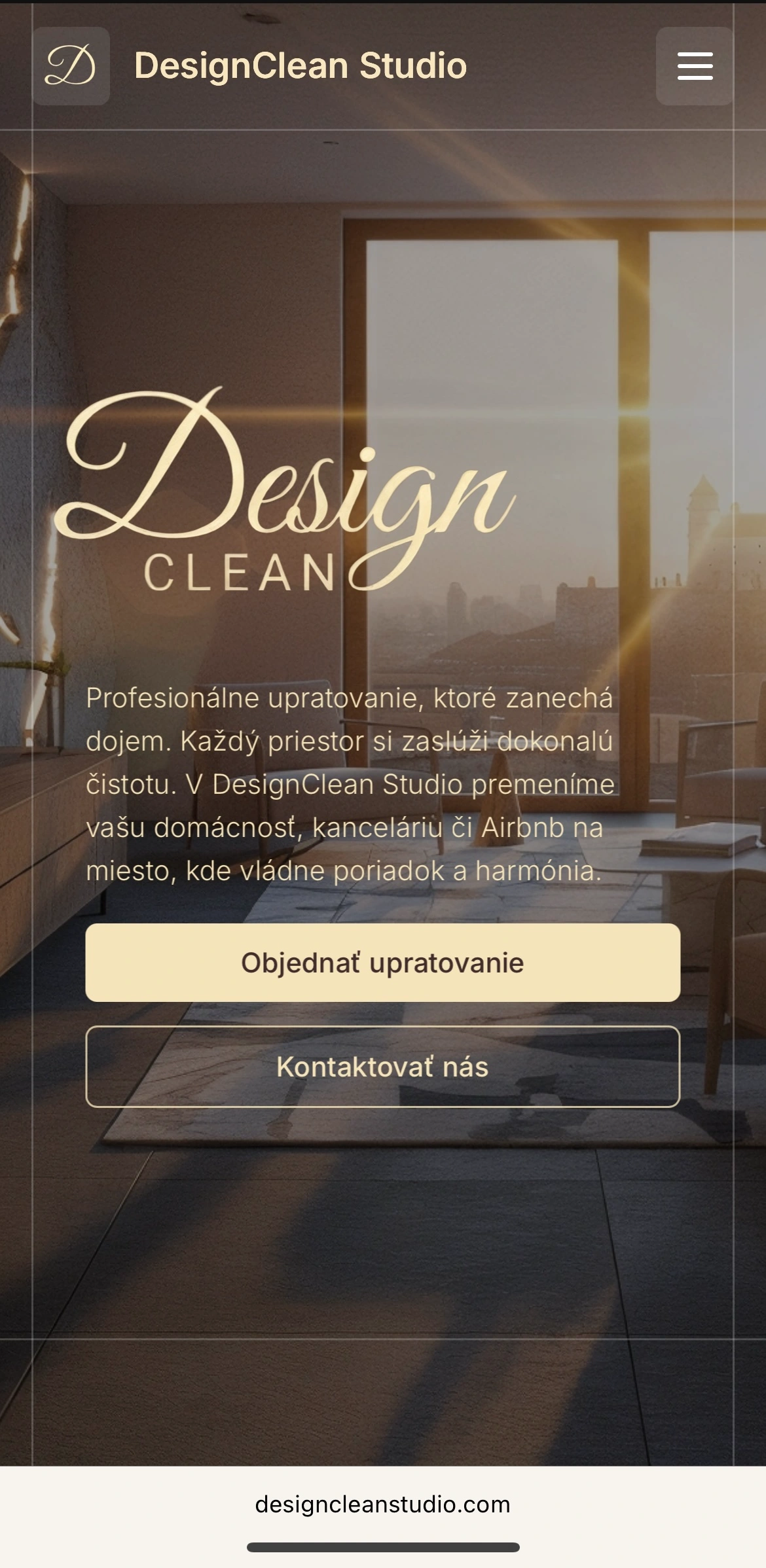 Design Clean Studio mobile — 1